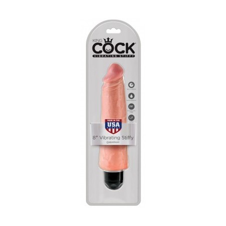 Gode vibrant King Cock Stiffy 20 X 5.5 cm Flesh