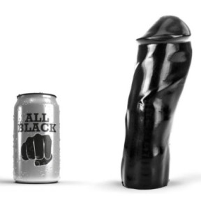 DILDO EDOUARD ALL BLACK- Dildos XL - Largeur + de 6cm en stock sur Fun et plaisirs