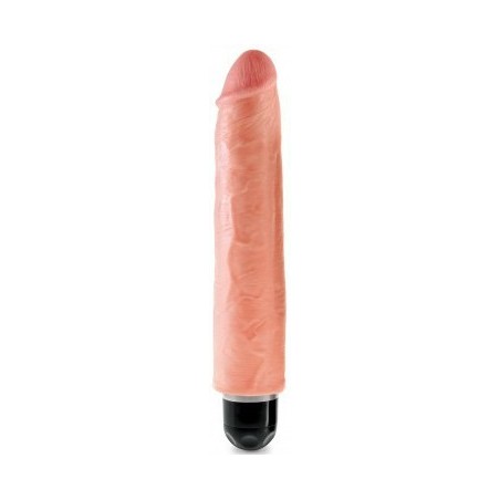 Gode XL vibrant King Cock Stiffy 25 x 5.5cm Flesh- Godes Vibrants en stock sur Fun et plaisirs