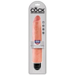 Gode XL vibrant King Cock Stiffy 25 x 5.5cm Flesh