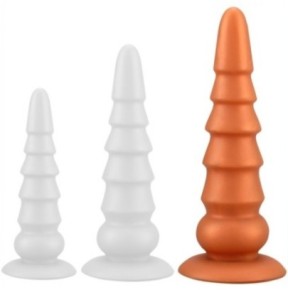 Plug Pagoda L 27 x 7 cm- PLUG ANAL SILICONE en stock sur Fun et plaisirs