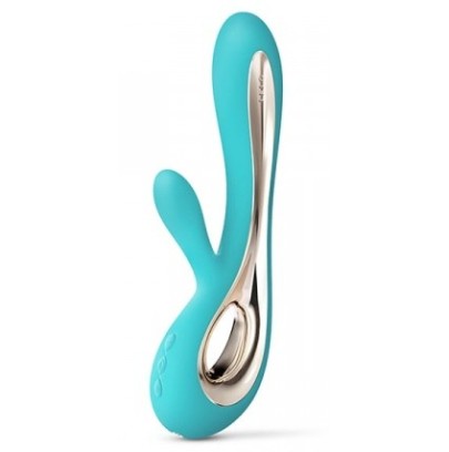 Vibromasseur Soraya 2 22 x 3.5 cm Aqua- Rabbits Vibrants en stock sur Fun et plaisirs