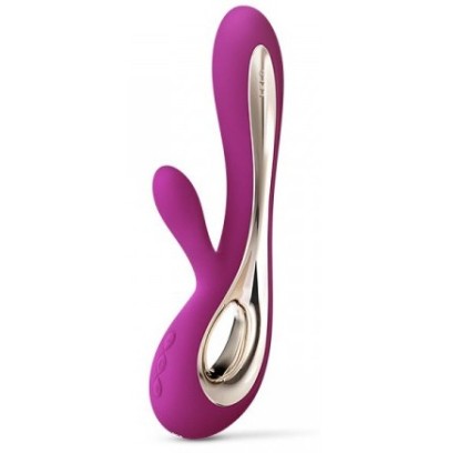 Vibromasseur Soraya 2 22 x 3.5 cm Mauve- Rabbits Vibrants en stock sur Fun et plaisirs