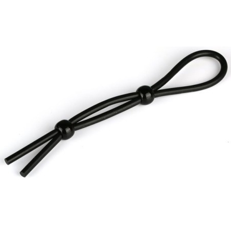 Cock Ring Ajustable Double Noir- Cockrings Flexibles en stock sur Fun et plaisirs