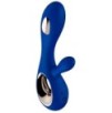 Vibromasseur Soraya Wave 22 x 3.8 cm Bleu nuit