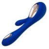 Vibromasseur Soraya Wave 22 x 3.8 cm Bleu nuit