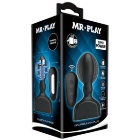 Plug vibrant gonflable Inflat Control Mr Play 9 x 3.3cm