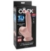 Gode réaliste 3D Cock Swinging Balls 15  x 4 cm