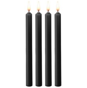 Lot de 4 bougies SM Teasing Wax Noire- Bougies en stock sur Fun et plaisirs