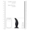 Plug silicone Curve 11 x 3.7cm