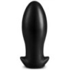 Plug Silicone Saurus Egg XXL 18.5 x 8.3cm Noir