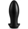 Plug Silicone Saurus Egg L 14 x 6.3cm Noir