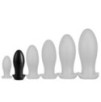 Plug Silicone Saurus Egg M 12 x 5.3cm Noir