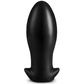 Plug Silicone Saurus Egg M 12 x 5.3cm Noir