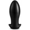 Plug Silicone Saurus Egg M 12 x 5.3cm Noir