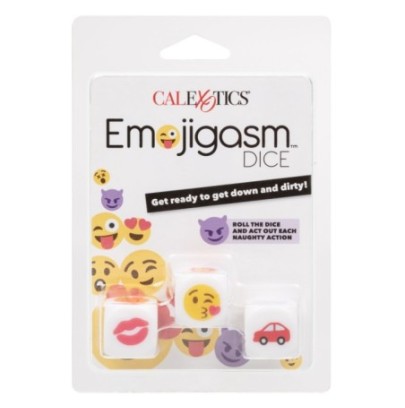 Dés coquins EMOJI GASM x3