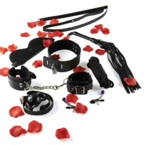 Pack Bdsm Starter 7 Accessoires- Kit SM en stock sur Fun et plaisirs