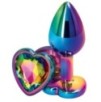 Bijou anal Heart Rainbow S 6 x 2.7cm