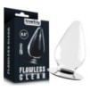 Plug transparent Flawless 10  x 5.5 cm