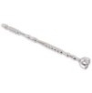 Tige à urètre percée Shower Head 13cm - Diamètre 7mm