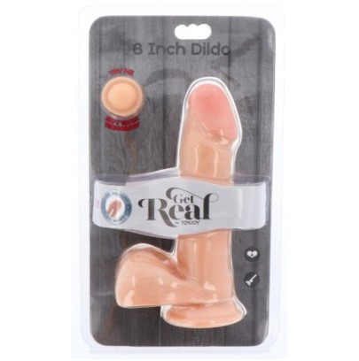 Gode réaliste avec Bourses Get Real Dual Density 16 x 4.5 cm