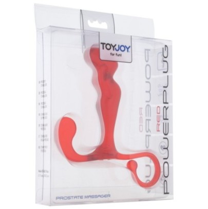 Stimulateur de prostate Power Plug 10 x 3 cm Rouge