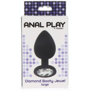 Plug Bijou Diamond Booty L 9 x 4 cm