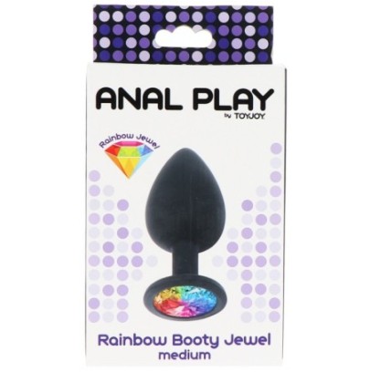 Plug Bijou Rainbow M 7 x 3.5 cm