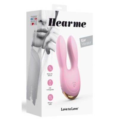 Stimulateur de clitoris Hear Me 11.5 x 5cm Rose