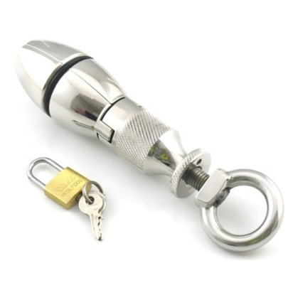 Plug anal de chasteté Ass Lock 11 x 6 cm- Cages de Chasteté en stock sur Fun et plaisirs