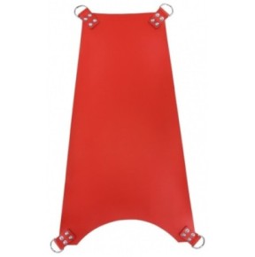 Sling en cuir 4 Points Ajusté Rouge- Playroom Donjon en stock sur Fun et plaisirs