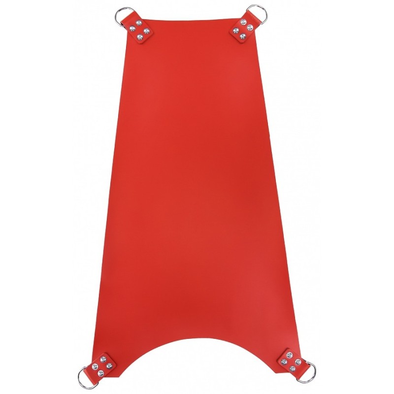 Sling en cuir 4 Points Ajusté Rouge