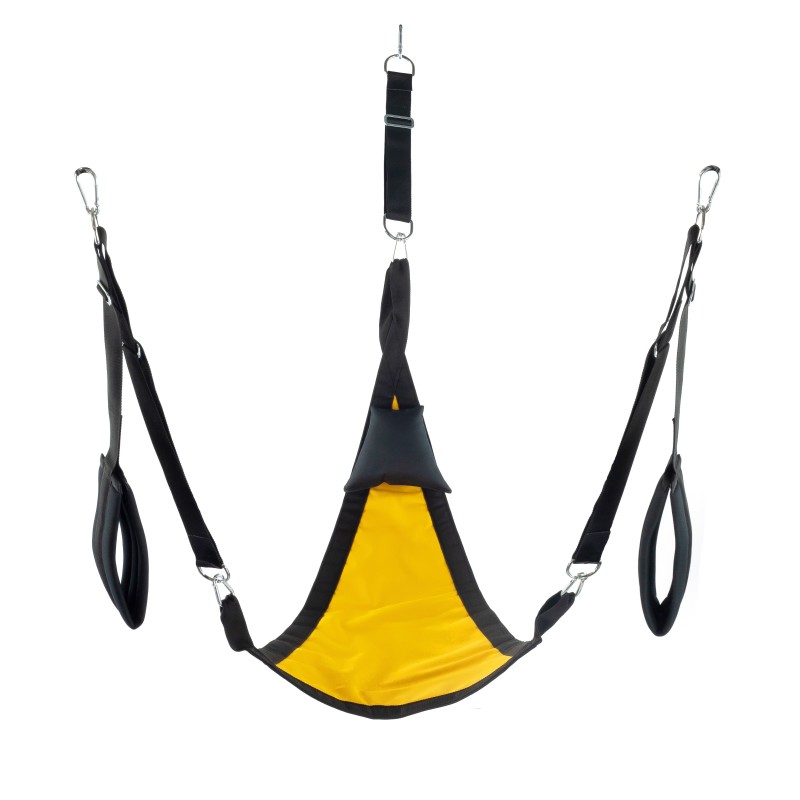 Sling en tissu Triangle - Set complet Jaune