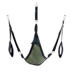 Sling en tissu Triangle - Set complet Kaki- Playroom Donjon en stock sur Fun et plaisirs