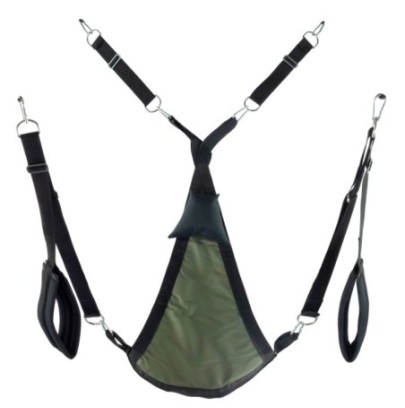 Sling en tissu Triangle - Set complet Kaki