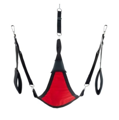 Sling en tissu Triangle - Set complet Rouge- Playroom Donjon en stock sur Fun et plaisirs