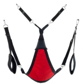 Sling en tissu Triangle - Set complet Rouge