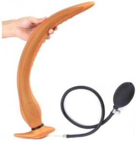 Plug gonflable long Eel L 50 x 6.5cm- Plugs Gonflables en stock sur Fun et plaisirs