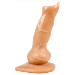 Gode Dog Cock 12 x 4cm Flesh- Godes insolites en stock sur Fun et plaisirs