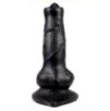 Gode Dog Cock 12 x 4cm Noir