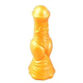 Gode Wolf 17 x 5.7cm Jaune- Godes insolites en stock sur Fun et plaisirs