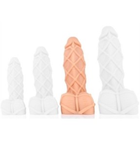 Gode Grid L 19 x 6cm- GODE EN SILICONE en stock sur Fun et plaisirs