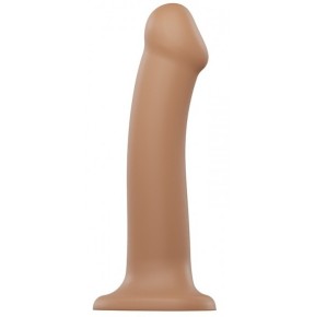 Gode Strap-On-Me Bendable L 17 x 4.5cm Caramel- GODE EN SILICONE en stock sur Fun et plaisirs