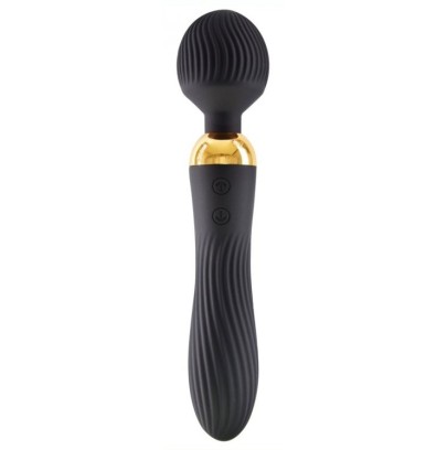 Dildo Wand Sprosny Noir  - Tête 47mm- Wands Classiques en stock sur Fun et plaisirs