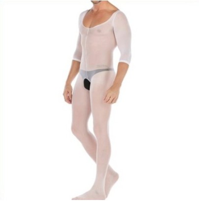 Combinaison ouverte MOSKOW Blanc- Body en stock sur Fun et plaisirs