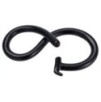 Gode long Mega Snake 100 x 3cm Noir