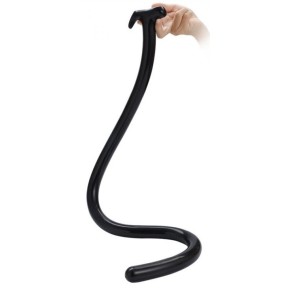 Gode long Mega Snake 100 x 3cm Noir