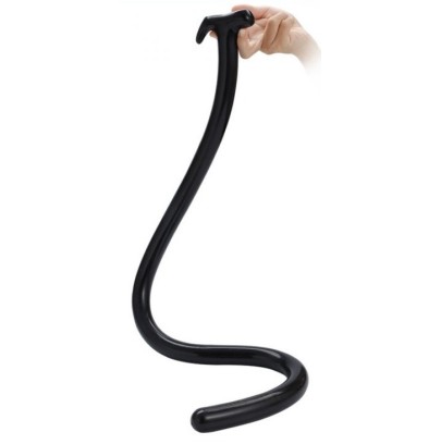 Gode long Mega Snake 100 x 3cm Noir