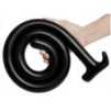 Gode long Mega Snake 100 x 3cm Noir