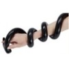 Gode long Mega Snake 100 x 3cm Noir